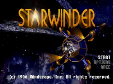 Starwinder - The Ultimate Space Race (US) screen shot title